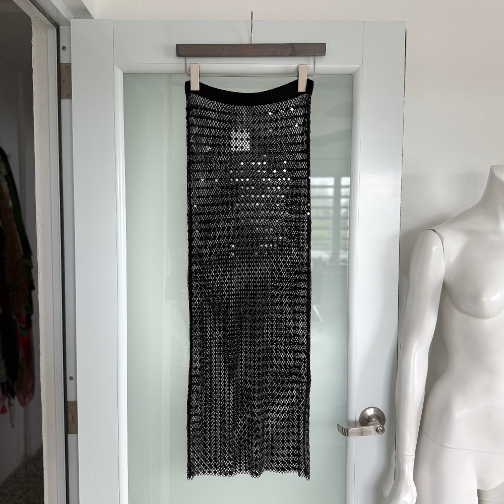 NWT, Mango Beaded Skirt